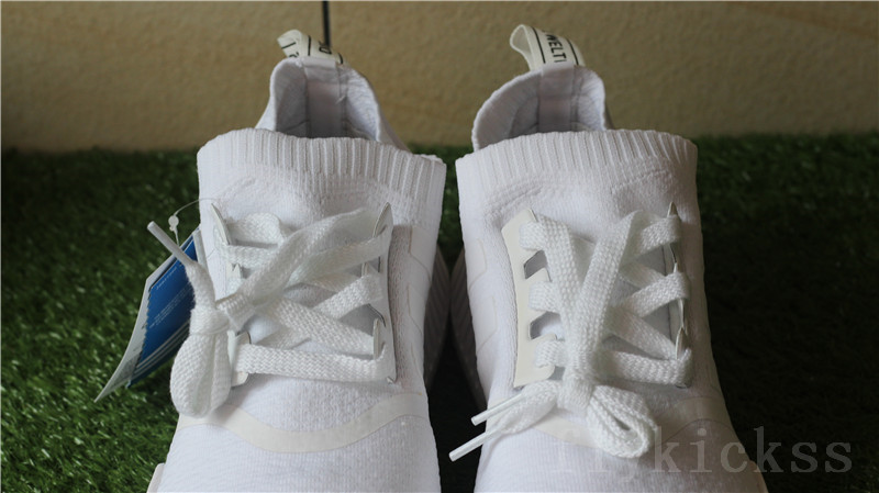 Real Boost Adidas NMD R1 Primeknit White